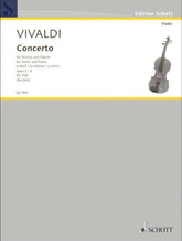 Vivaldi, Antonio -Violin Concerto in A Minor, Op 3 and No 6, RV 356 - for Violin and Piano - editor Nachez - Schott