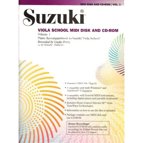 Suzuki Viola School Piano Accompaniment MIDI/CD-ROM, Volume 1