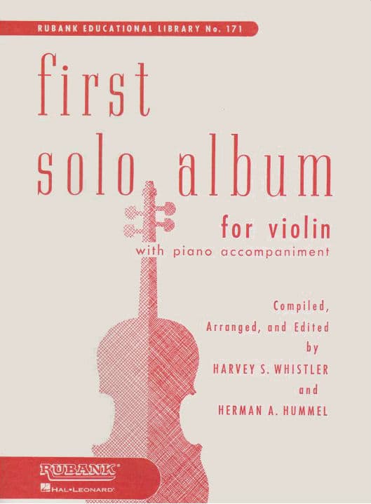 First Solo Album for Violin - Violin and Piano - arranged and edited by Harvey Whistler - Rubank