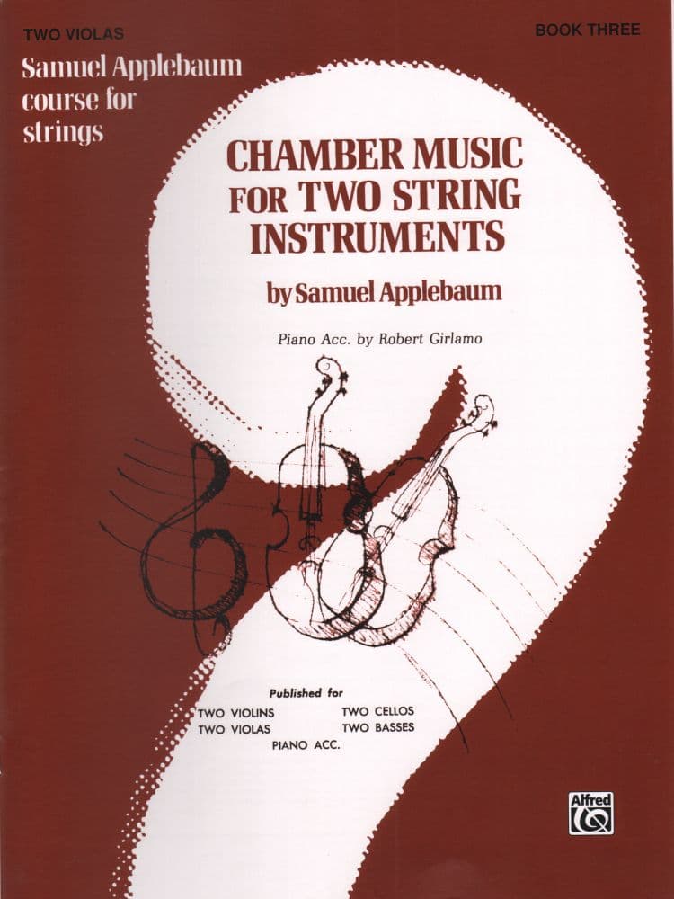 Applebaum, Samuel - Chamber Music For Two String Instruments - Book 3 for Viola - Belwin/Mills Publication