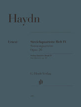 Haydn, Franz Joseph - String Quartets, Volume 4: Op 20 - edited by Georg Feder and Sonja Gerlach - G Henle Verlag URTEXT