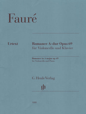 Faure, Gabriel - Romance, Op 69 - for Cello and Piano - G Henle Verlag