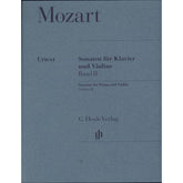 Mozart, WA - Sonatas for Piano and Violin, Volume 2 - edited by Wolf-Dieter Seiffert - G Henle Verlag URTEXT