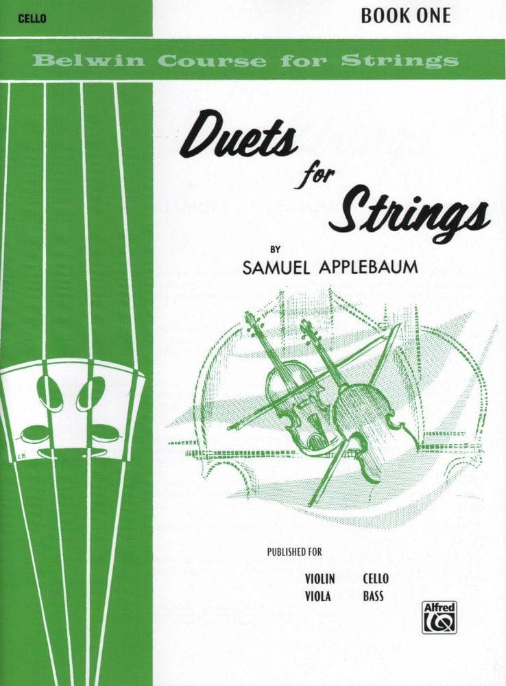 Applebaum, Samuel - Duets For Strings - Book 1 for Cello - Belwin/Mills Publication