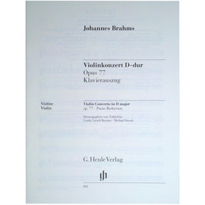 Brahms, Johannes - Violin Concerto in D Major Opus 77  - Violin and Piano - arranged by Frank Peter Zimmerman - G Henle Verlag