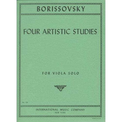 Borissovsky, V - 4 Artistic Studies for Viola - International Edition