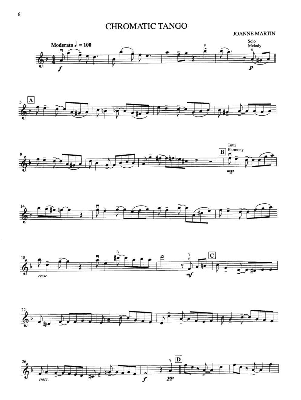 Martin, Joanne - Playing With Style for String Quartet or String Orchestra - Violin 1 part - Alfred Music Publishing