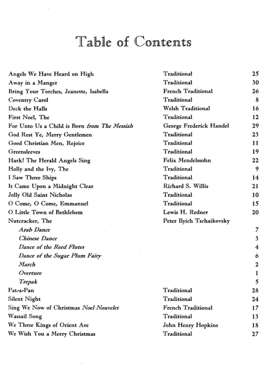 Music for Three: Traditional Christmas Music - Part 2: Violin, Oboe, or Flute - arranged by Daniel Kelley - Last Resort Music