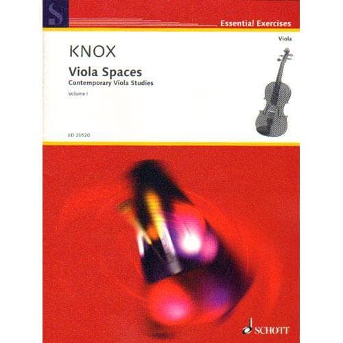 Knox, Garth - Viola Spaces: Contemporary Viola Studies, Volume 1 - Viola solo - Schott Music Edition