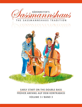 Sassmannshaus, Holger/Close, J Peter - Early Start on the Double Bass - Volume 3 - Bärenreiter Verlag Publication