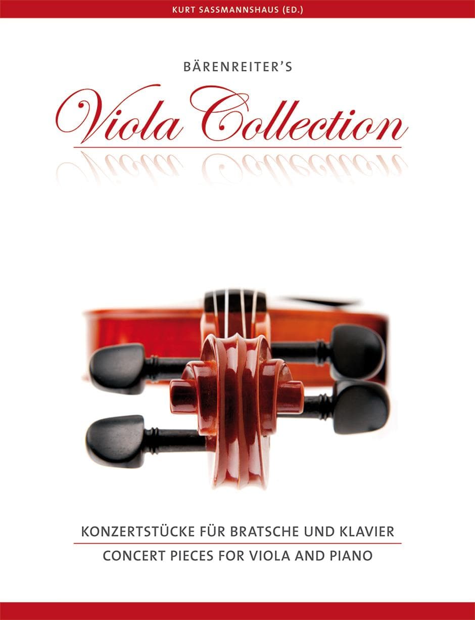 Concert Pieces for Viola and Piano - Viola Collection - edited by Kurt Sassmannshaus - Barenreiter