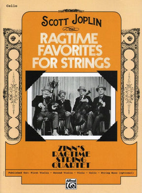 Joplin, Scott - Ragtime Favorites for Strings - Cello part - arranged by William Zinn - Belwin-Mills Publishing