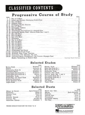 Hohmann/Wohlfahrt - Beginning Method for Violin, Volume 2 - compiled and edited by Harvey S Whistler - Rubank Edition (Hal Leonard)