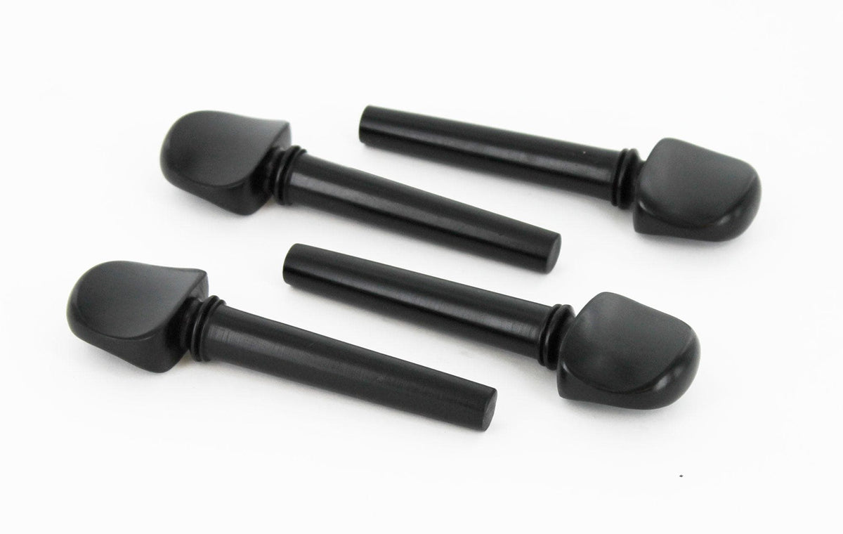 Violin Pegs Set of 4 - Ebony Extra Thick 4/4 size