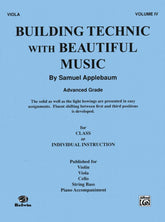 Applebaum, Samuel - Building Technique With Beautiful Music - Book 4 for Viola - Belwin/Mills Publication