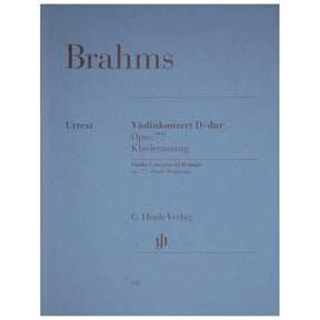 Brahms, Johannes - Violin Concerto in D Major Opus 77  - Violin and Piano - arranged by Frank Peter Zimmerman - G Henle Verlag