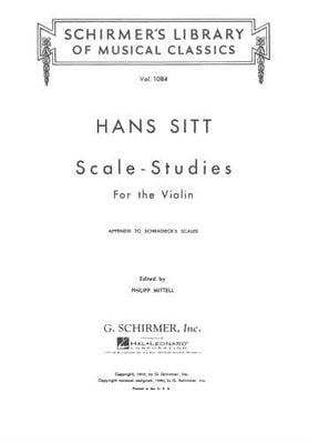 Sitt, Hans - Scale Studies - Violin - published by Carl Fischer