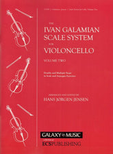 Galamian, Ivan - Scale System, Volume 2 - Cello - arranged and edited by Hans Jørgen Jensen - EC Schirmer Edition