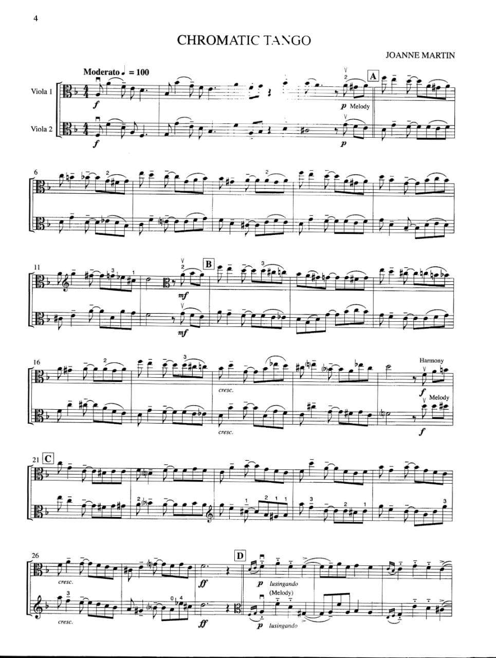 Martin, Joanne - Playing With Style for Viola Duet - Two Violas - Alfred Music Publishing