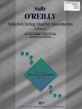 O'Reilly, Sally - Slected String Quartet Movements Volume 1 Published by Neil A Kjos Music Company