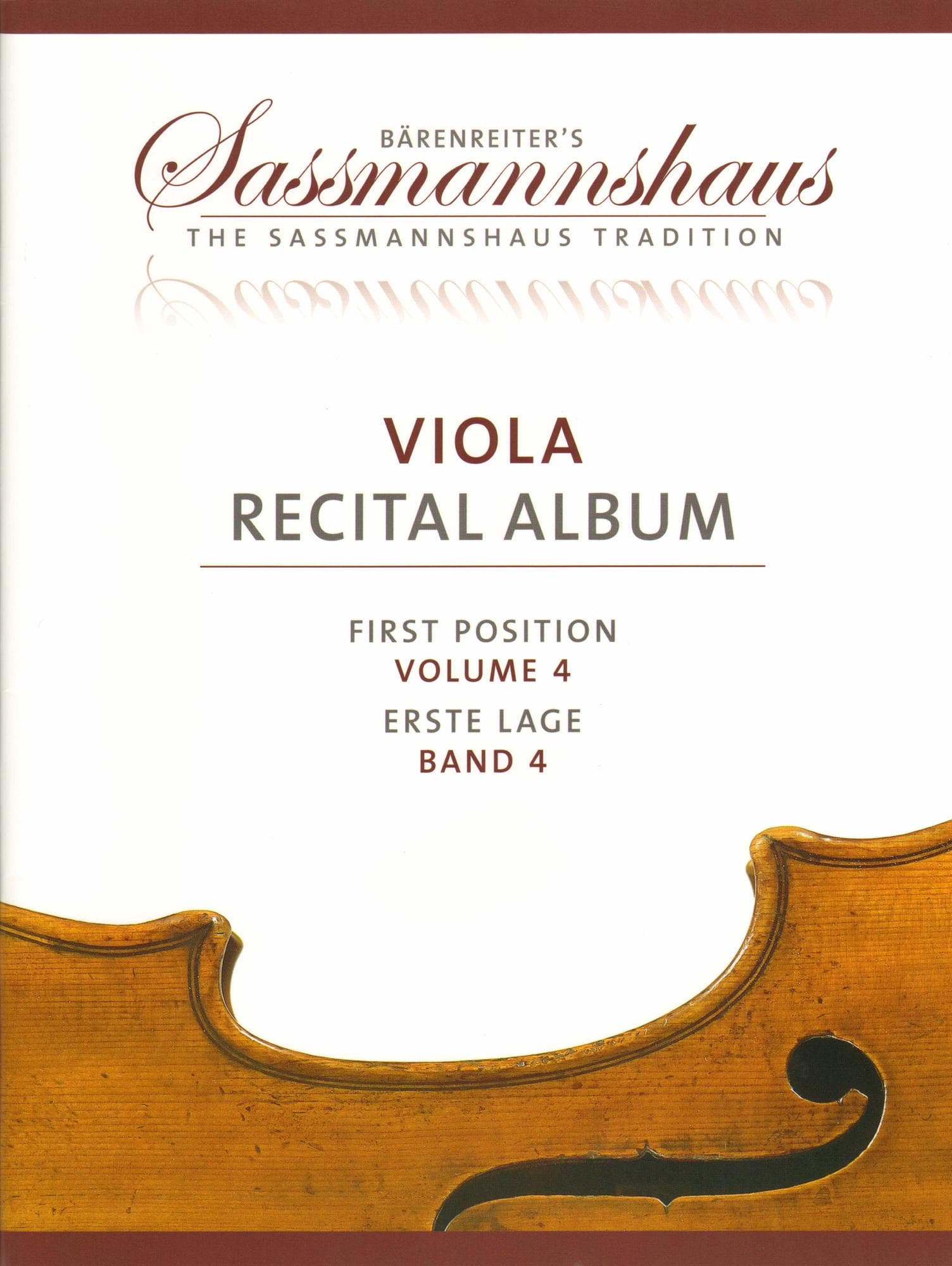 Sassmannshaus Viola Recital Album Volume 4