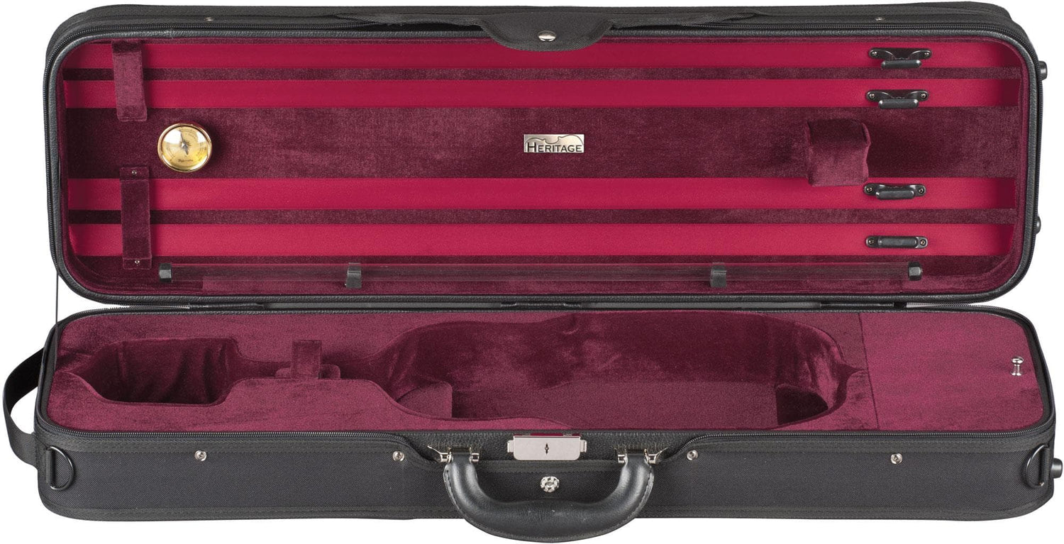 Heritage Deluxe Violin Case with Hygrometer