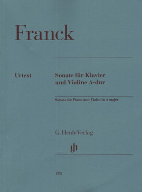 Franck, Cesar - Sonata in A Major - for Violin and Piano - markings by Yehudi Menuhin - G Henle URTEXT