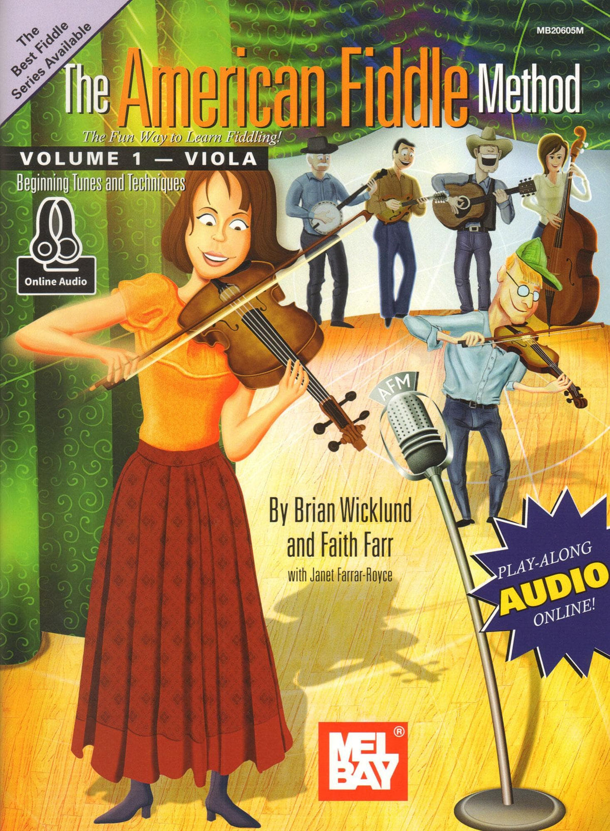 Wicklund / Farr - The American Fiddle Method, Volume 1 - VIOLA - Online Audio - Mel Bay Publications