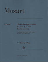 Mozart, WA - Sinfonia Concertante in E-flat Major, K 364 - Violin and Viola with Piano - edited by Wolf-Dieter Seiffert - G Henle Verlag URTEXT