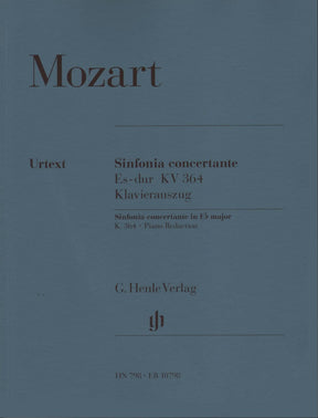 Mozart, WA - Sinfonia Concertante in E-flat Major, K 364 - Violin and Viola with Piano - edited by Wolf-Dieter Seiffert - G Henle Verlag URTEXT