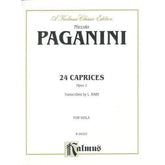 Paganini, Niccolò - 24 Caprices, Op 1 - Viola solo - edited by L Raby - Kalmus Edition