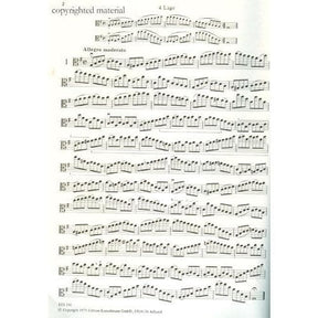 Sitt, Hans - 24 Etudes from Op 32 Volume 2 For Viola Edited by Klemm Edition Kunzelmann