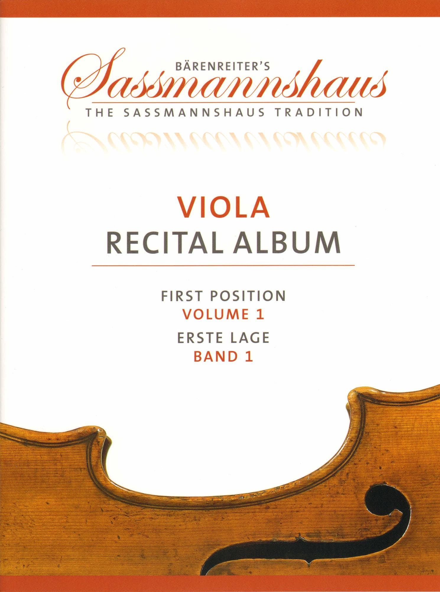 Sassmannshaus Viola Recital Album Volume 1