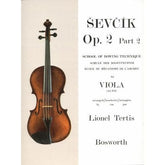 Sevcik, Otakar - School of Bowing Technique Op 2 - Part 2 For Viola Arranged by Tertis Published by Bosworth & Co