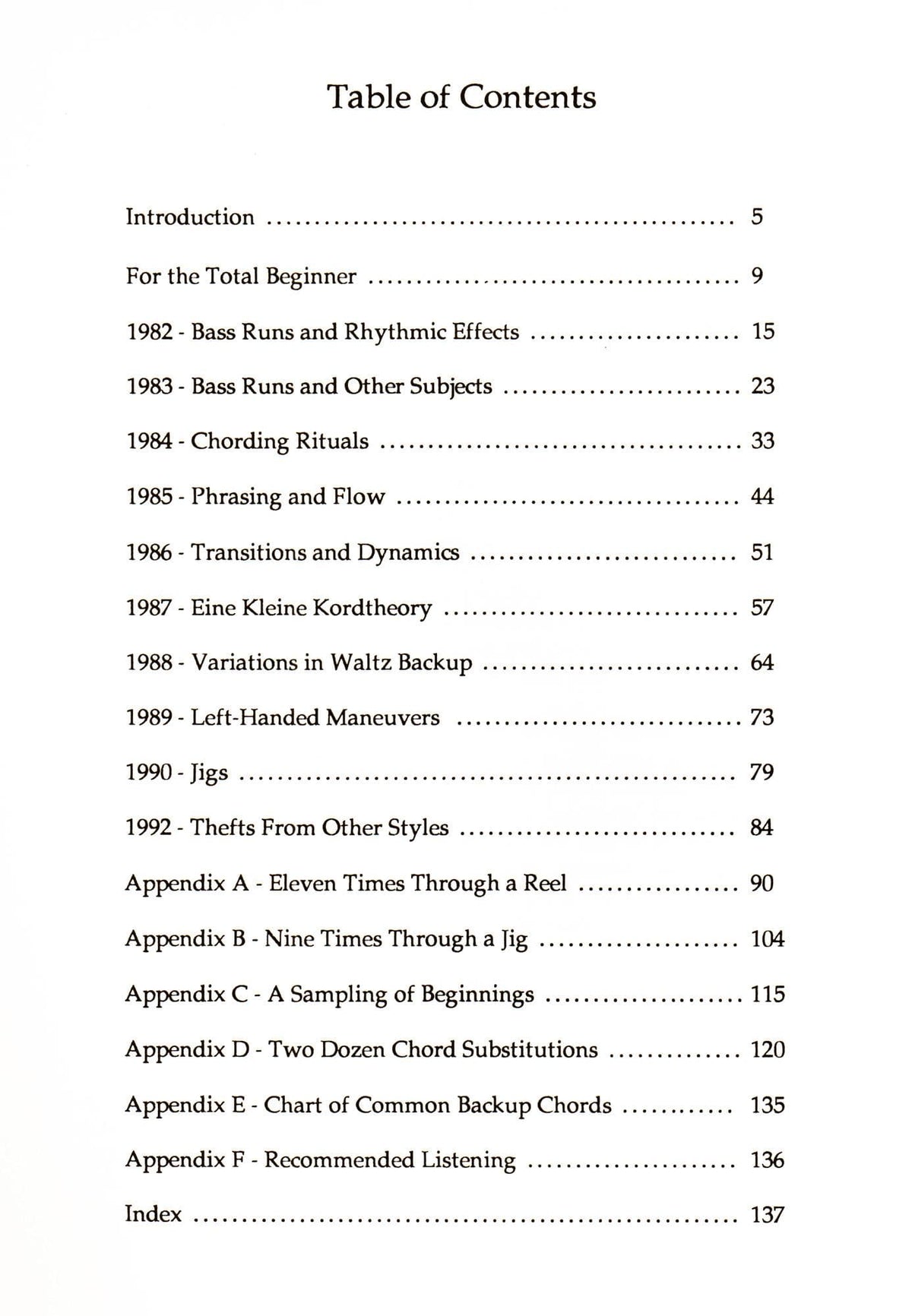 Barnes, Peter - Interview with a Vamper: Piano Accompaniment Techniques for Traditional Dance Music - Piano - Canis Publishing