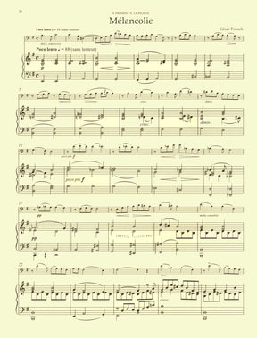 Franck, Cesar - Sonata and Melancolie - for Cello and Piano - edited by Woodfull-Harris - Barenreiter URTEXT