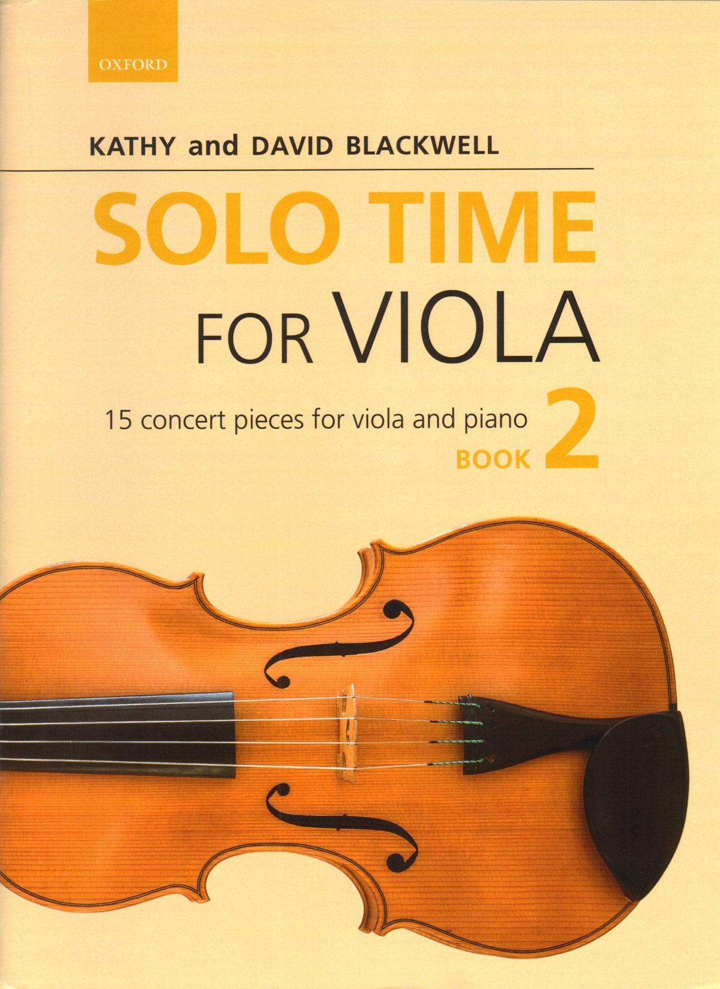 Solo Time for Viola - by Kathy and David Blackwell - Book 2 - for Viola and Piano - Oxford University Press