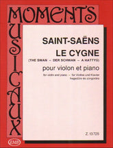 Saint-Saens, Camille - The Swan (from Carnival of the Animals) - for Violin and Piano - edited by Janos Pallagi - Edito Musica Budapest