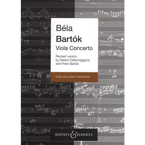 Bartok, Bela - Viola Concerto Sz 128 Viola and Piano Reduction - Revised by Dellamaggiore and Bartok - Boosey & Hawkes Edition