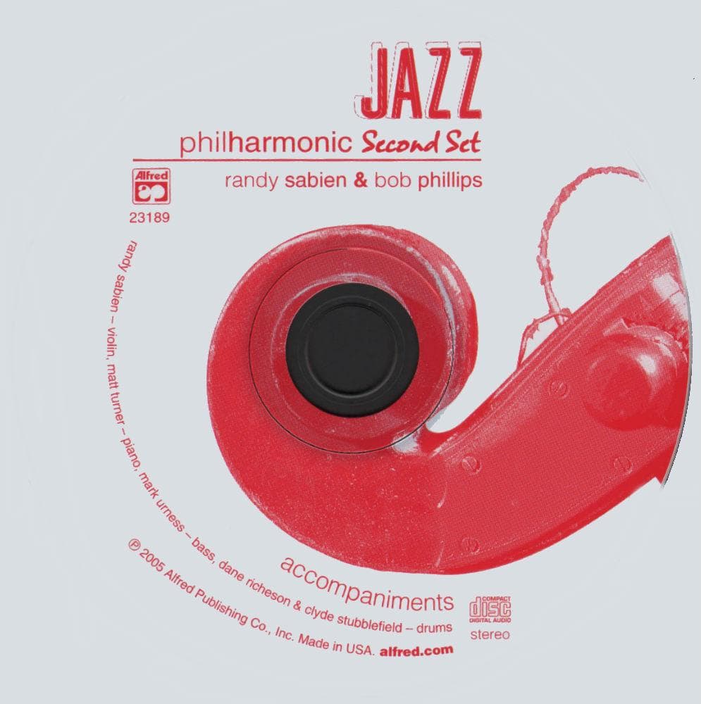 Sabien / Phillips - Jazz Philharmonic, 2nd Set CD Published by Alfred Music Publishing