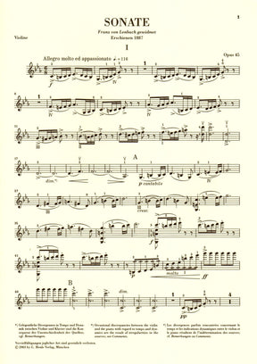 Classical Violin Sheet Music: Grieg Sonata No. 3 Voss Urtext