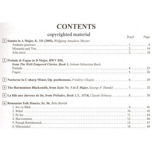 Suzuki Piano School Method Book and CD, Volume 7, Performed by Azuma