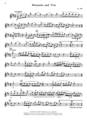 Mozart, WA - The Best of Mozart for String Quartet or String Orchestra - Violin 1 part - edited by Samuel Applebaum and Paul Paradise - Belwin-Mills Publishing