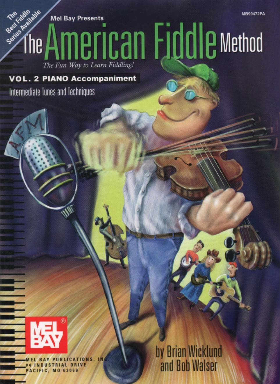 Wicklund / Walser - The American Fiddle Method, Volume 2 - Piano Accompaniment ONLY - Mel Bay Publications