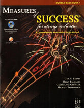 Measures of Success for String Orchestra - by Barnes, Balmages, Gruselle, Trowbridge - for Bass - Book 1 with DVD - FJH