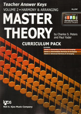 Master Theory Book 2: Teacher Answer Key By Charles Peters and Paul Yoder Published by Neil A Kjos Music Company