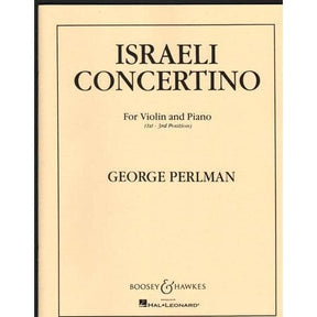 Perlman - Israeli Concertino For Violin Published by Boosey & Hawkes