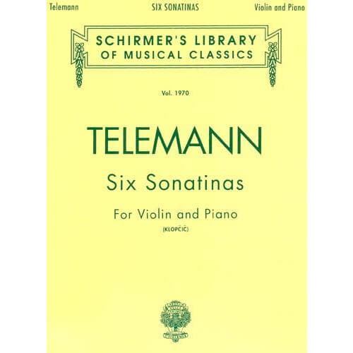 Telemann, Georg Philipp - Six Sonatinas (from TWV 41) (1718) For Violin and Piano Published by G Schirmer