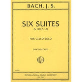 Bach, JS - 6 Suites BWV 1007 1012 for Cello - Arranged by Becker - International Edition