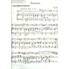 Bruch, Max - Romance Op 85 for Viola and Piano - Schott Edition